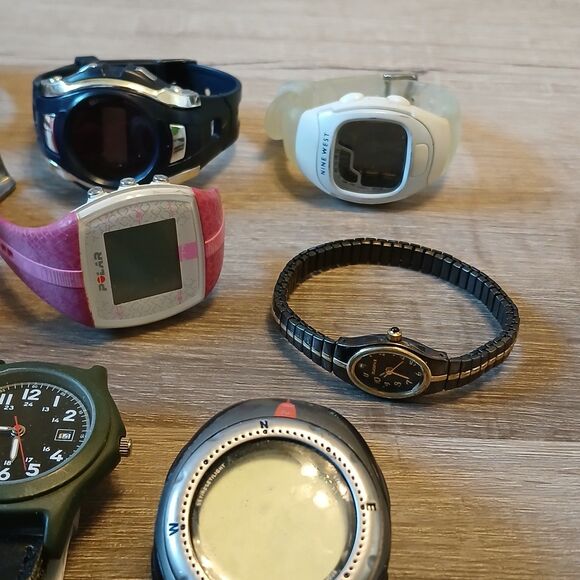Huge Watch Lot of 25+ Mixed Brands Vintage & Modern Parts/Repair Untested-Box 50 main image 5
